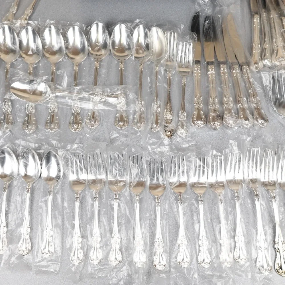Vintage Emporium Capwell Silver Plated Flatware Set Antoinette Japan Incomplete